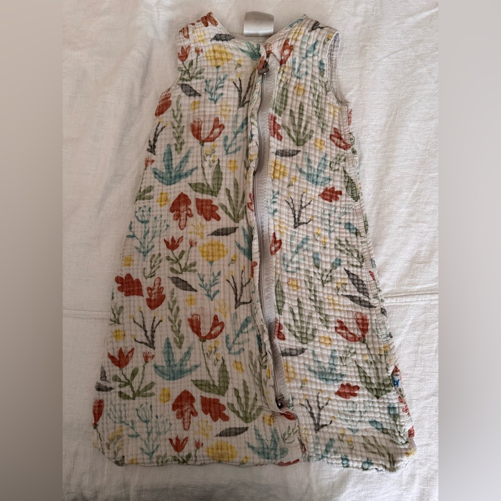 Colorful Floral Kids Sleep Sack - cotton muslin - 0-6 months